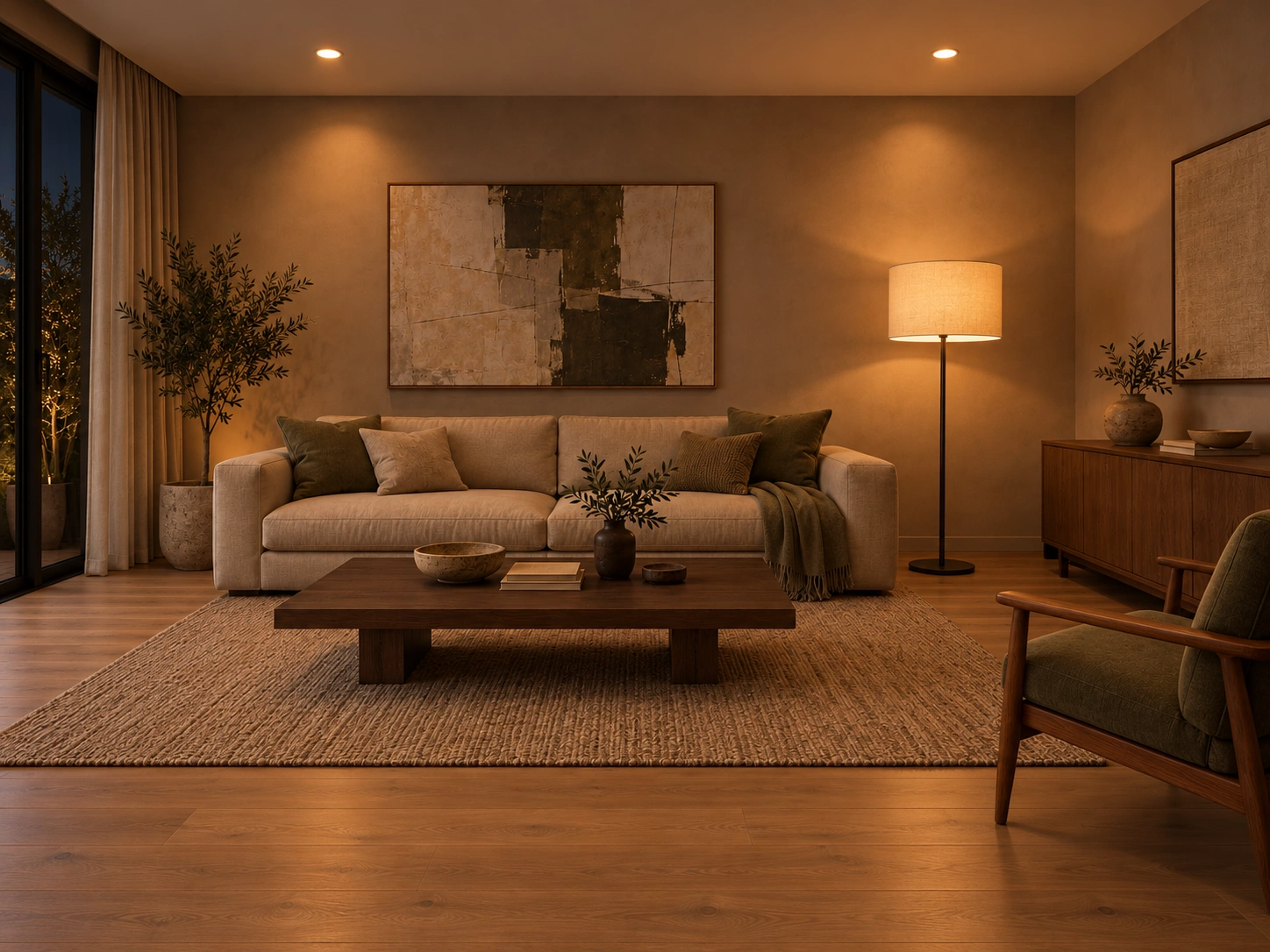 Residential Living Room under 2700 K light